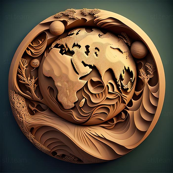 3D model st Earth Art (STL)